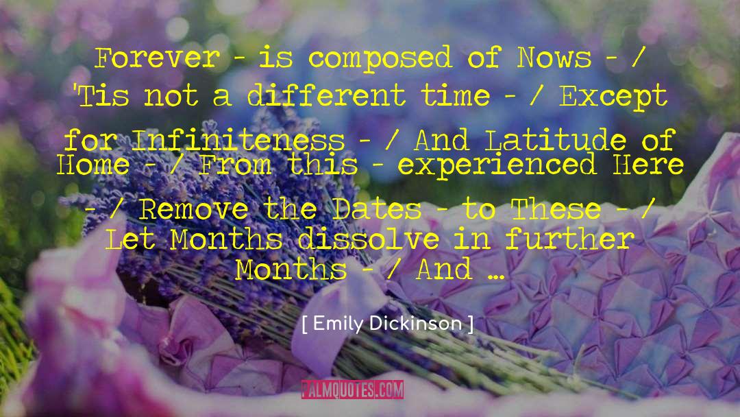 Dates quotes by Emily Dickinson
