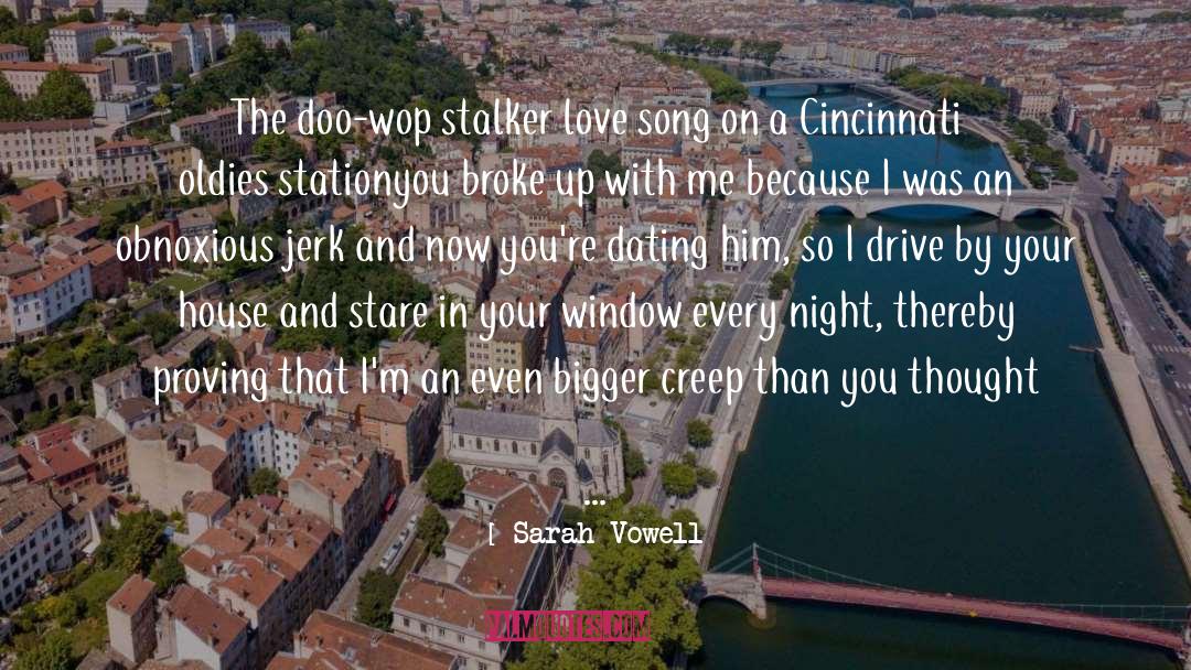 Dating quotes by Sarah Vowell