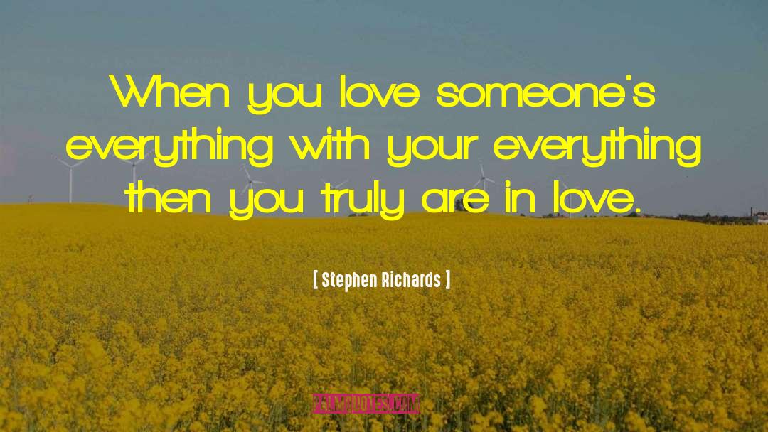 Dating Relationships quotes by Stephen Richards