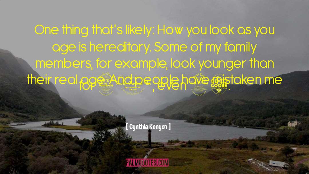 Dating Younger People quotes by Cynthia Kenyon