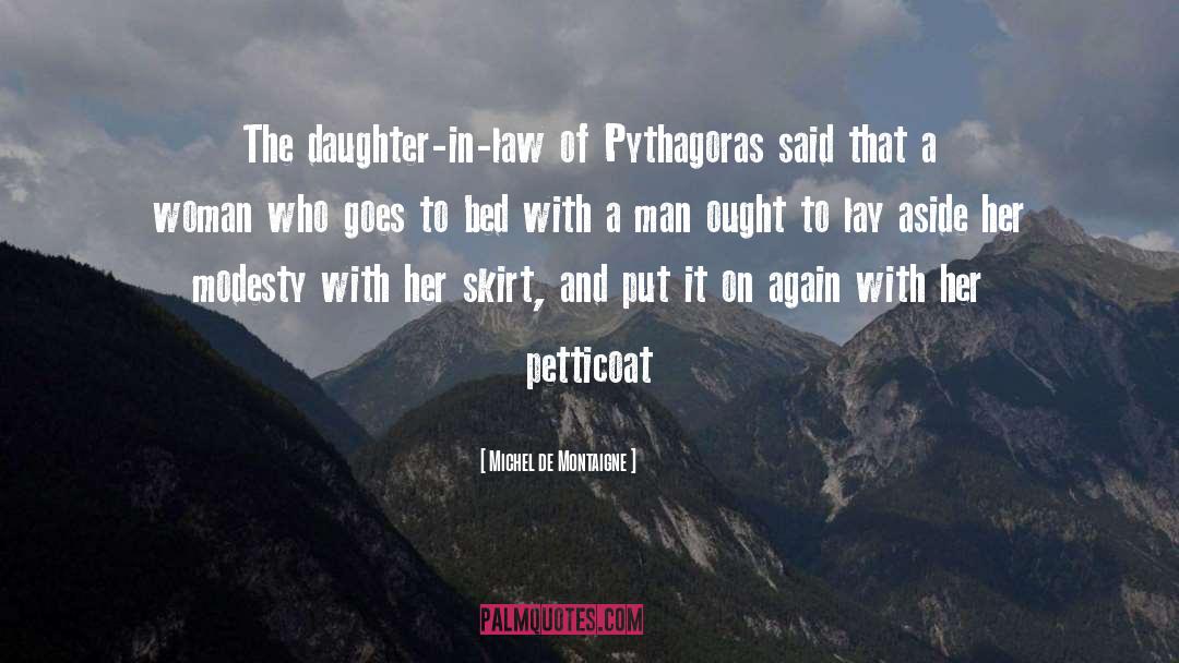 Daughter In Law Death quotes by Michel De Montaigne