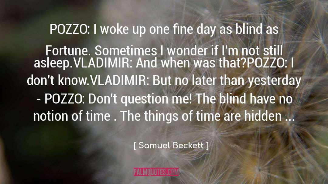 Daughter Of Time quotes by Samuel Beckett