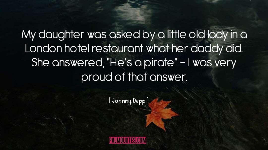 Daughter quotes by Johnny Depp