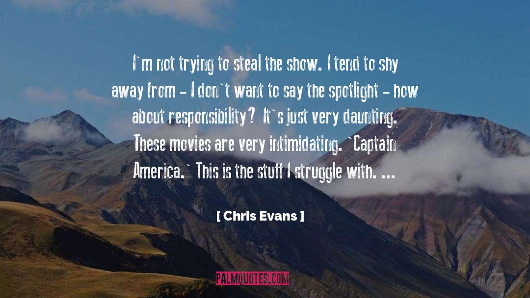 Daunting quotes by Chris Evans