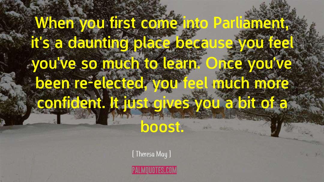 Daunting quotes by Theresa May