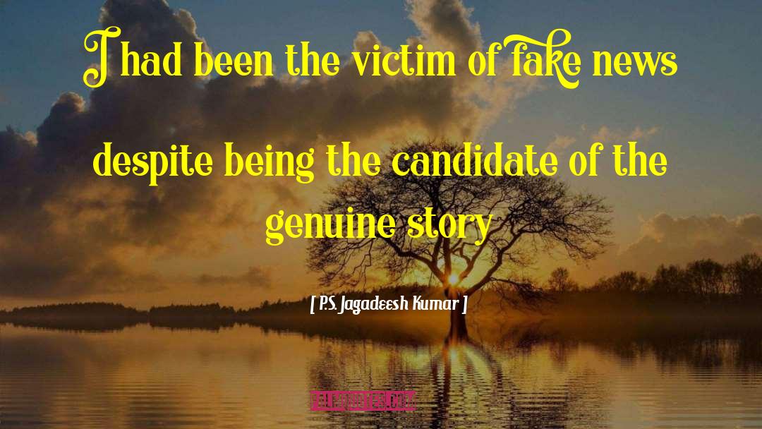 Dave S True Story quotes by P.S. Jagadeesh Kumar
