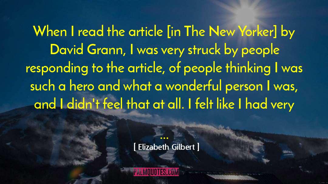 David And Goliath quotes by Elizabeth Gilbert