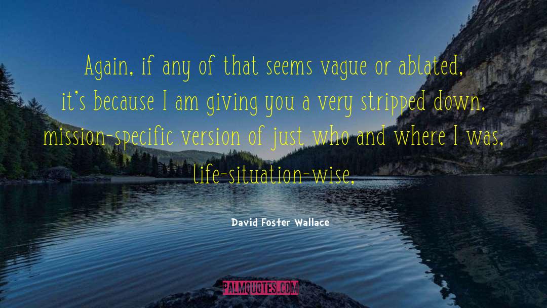 David And Goliath quotes by David Foster Wallace