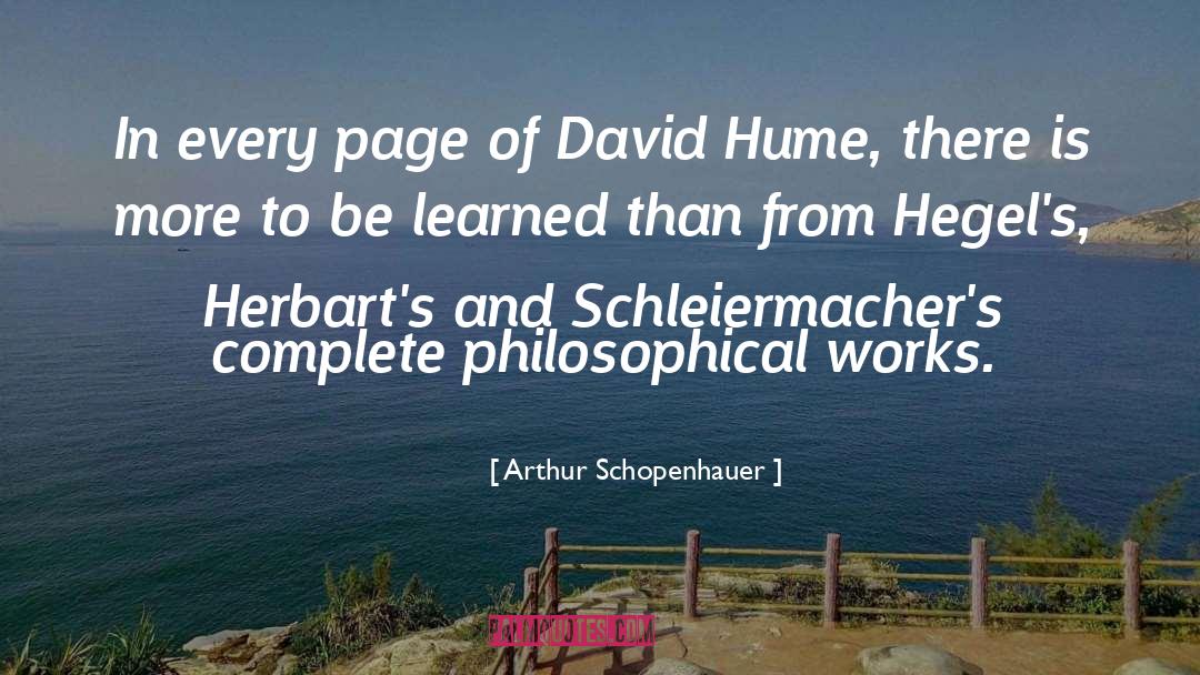 David Brower quotes by Arthur Schopenhauer