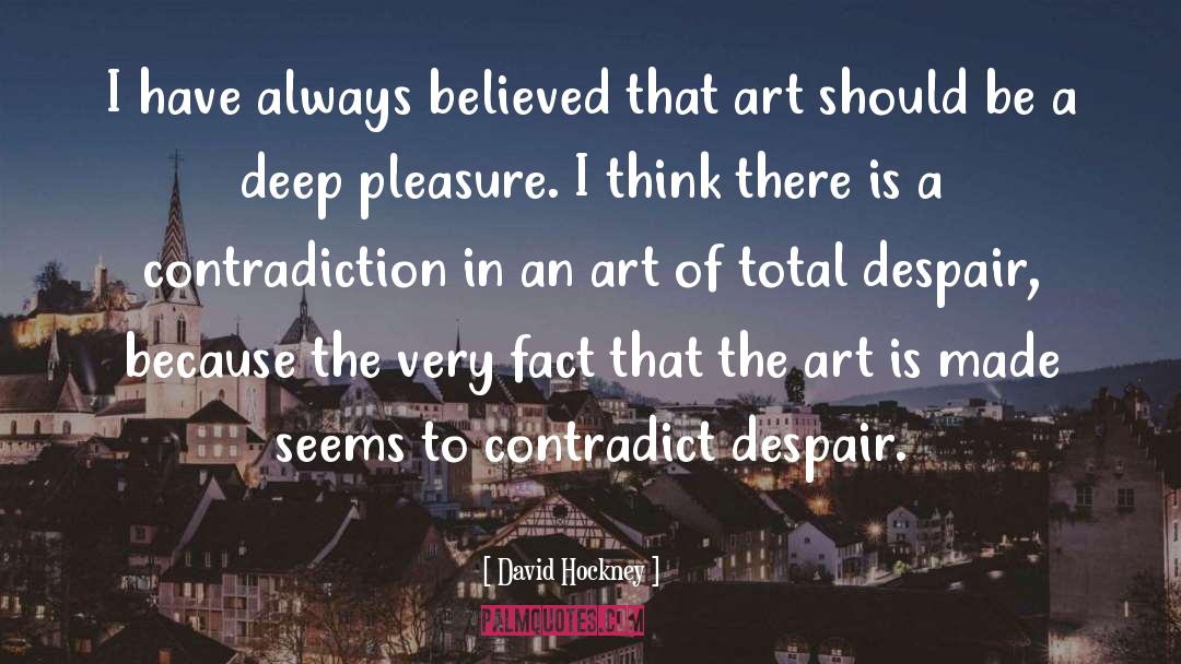 David Cuschieri quotes by David Hockney