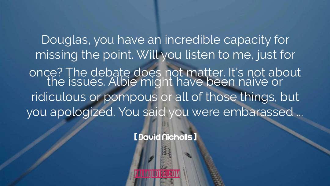 David Nicholls quotes by David Nicholls