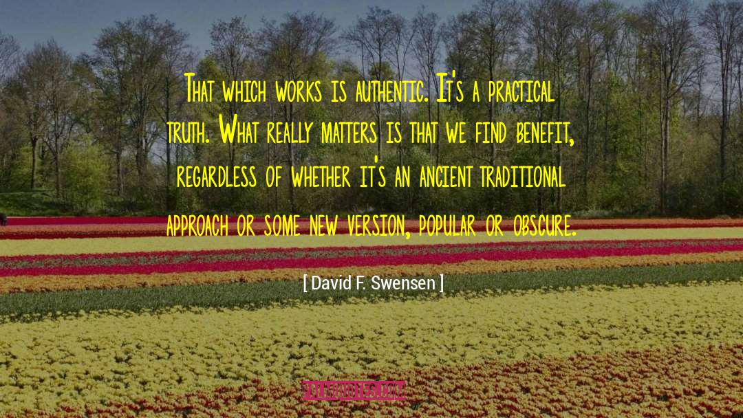 David Richo quotes by David F. Swensen