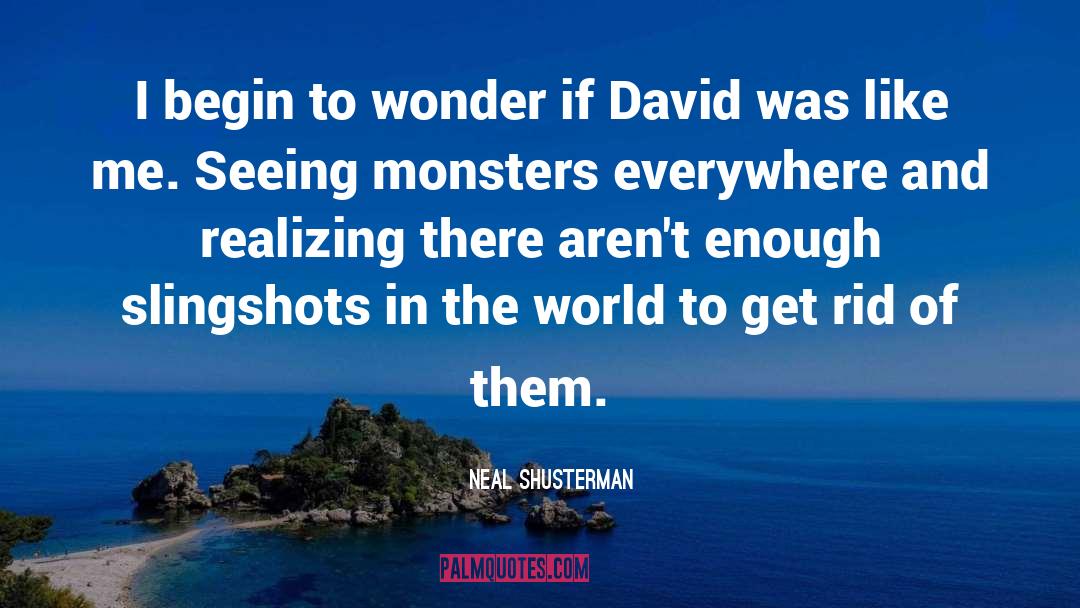 David Wigg quotes by Neal Shusterman