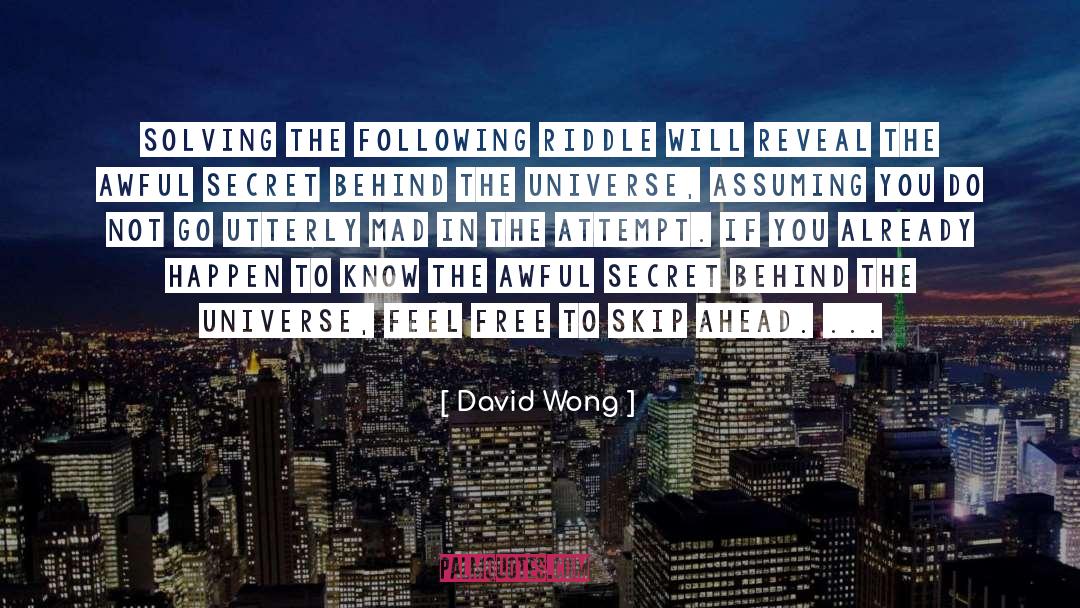 David Wong quotes by David Wong