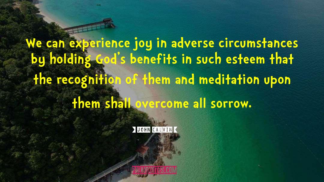 Davidji Meditation quotes by John Calvin