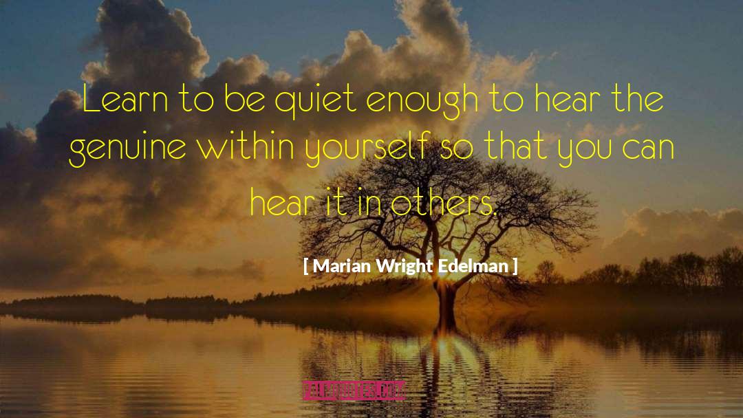 Davidji Meditation quotes by Marian Wright Edelman