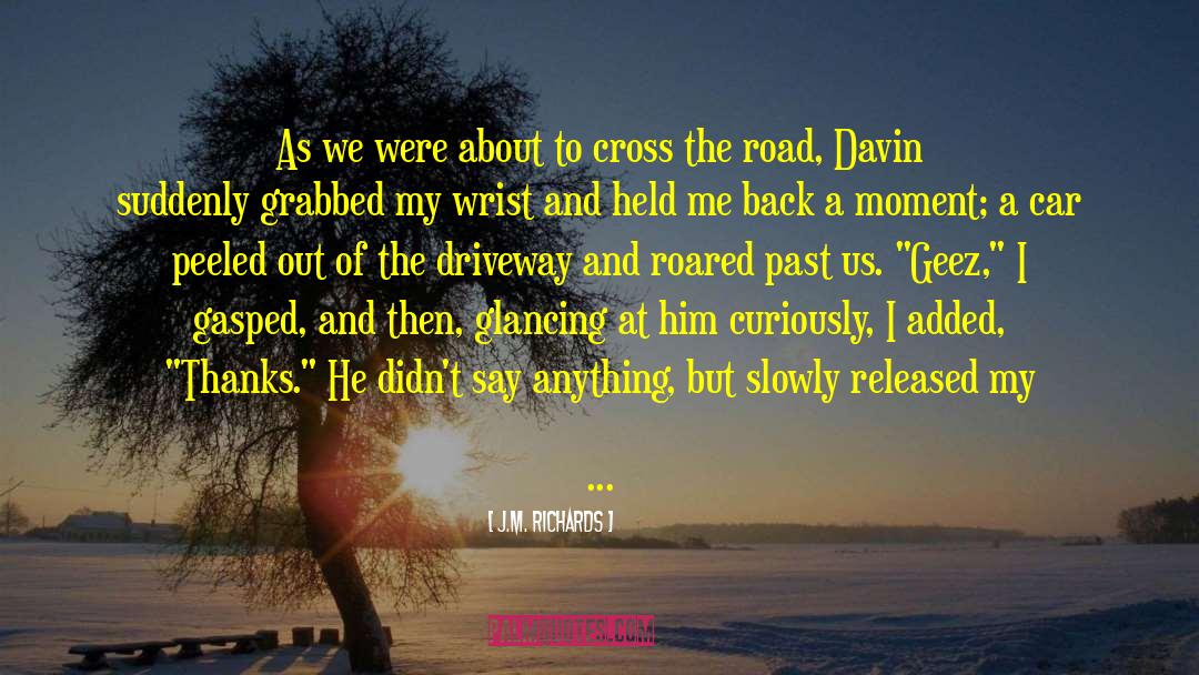 Davin quotes by J.M. Richards