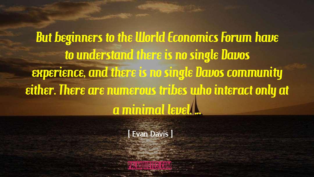 Davos quotes by Evan Davis