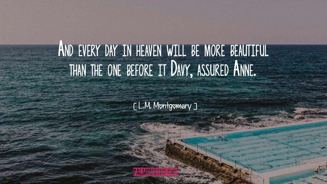Davy quotes by L.M. Montgomery