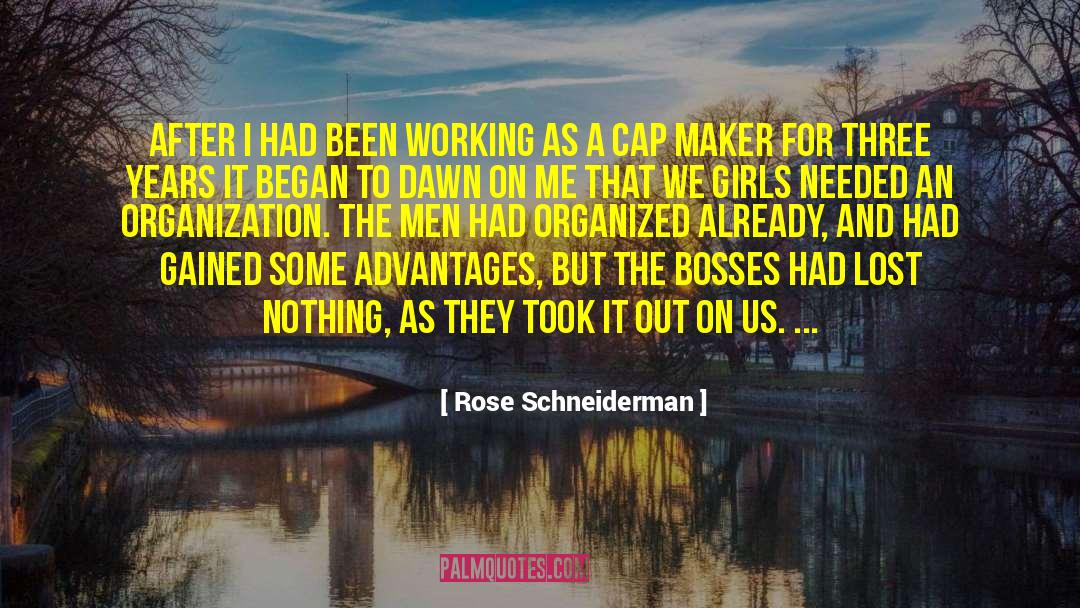 Dawn Departures quotes by Rose Schneiderman