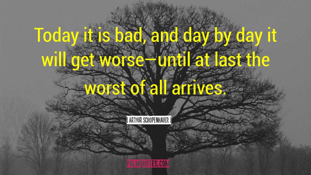 Day By Day quotes by Arthur Schopenhauer