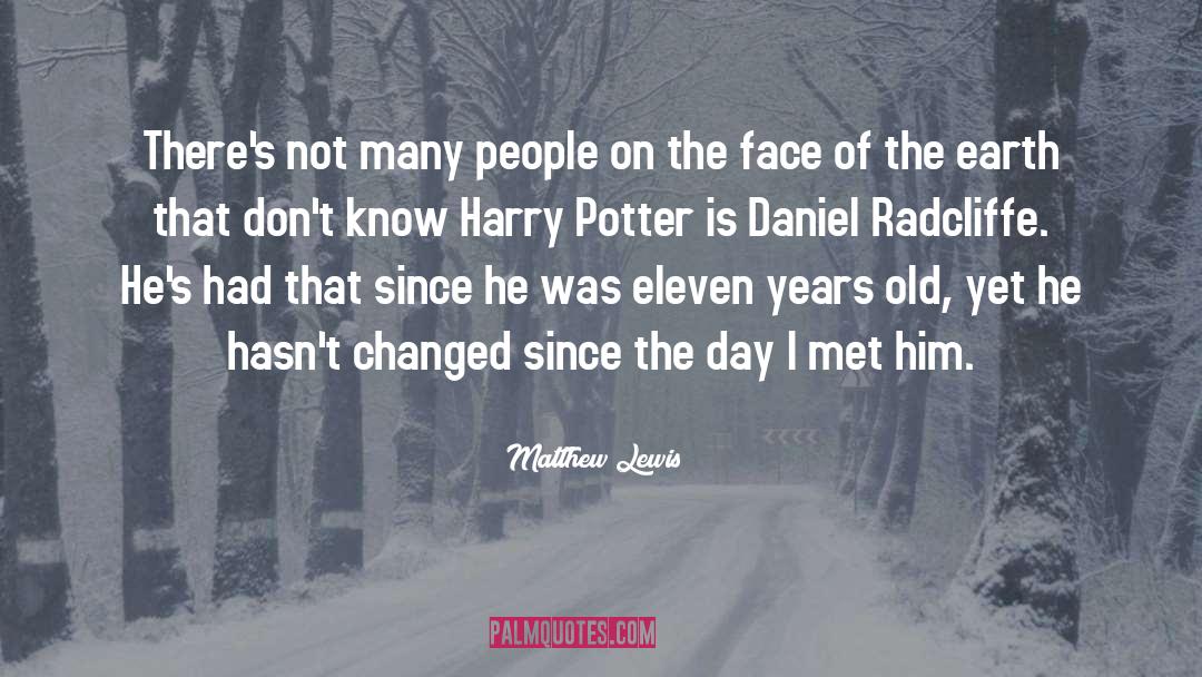 Day I Met quotes by Matthew Lewis