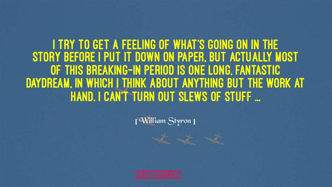 Daydream quotes by William Styron