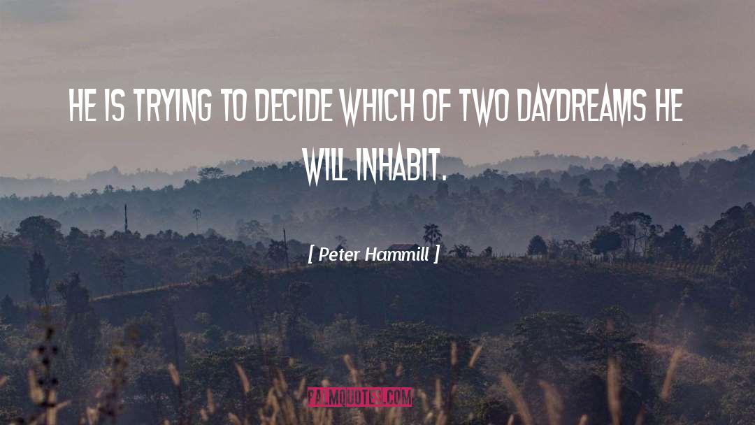 Daydreams quotes by Peter Hammill