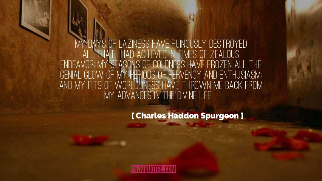 Days Prayer quotes by Charles Haddon Spurgeon