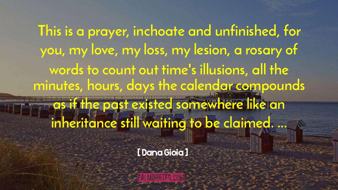 Days Prayer quotes by Dana Gioia