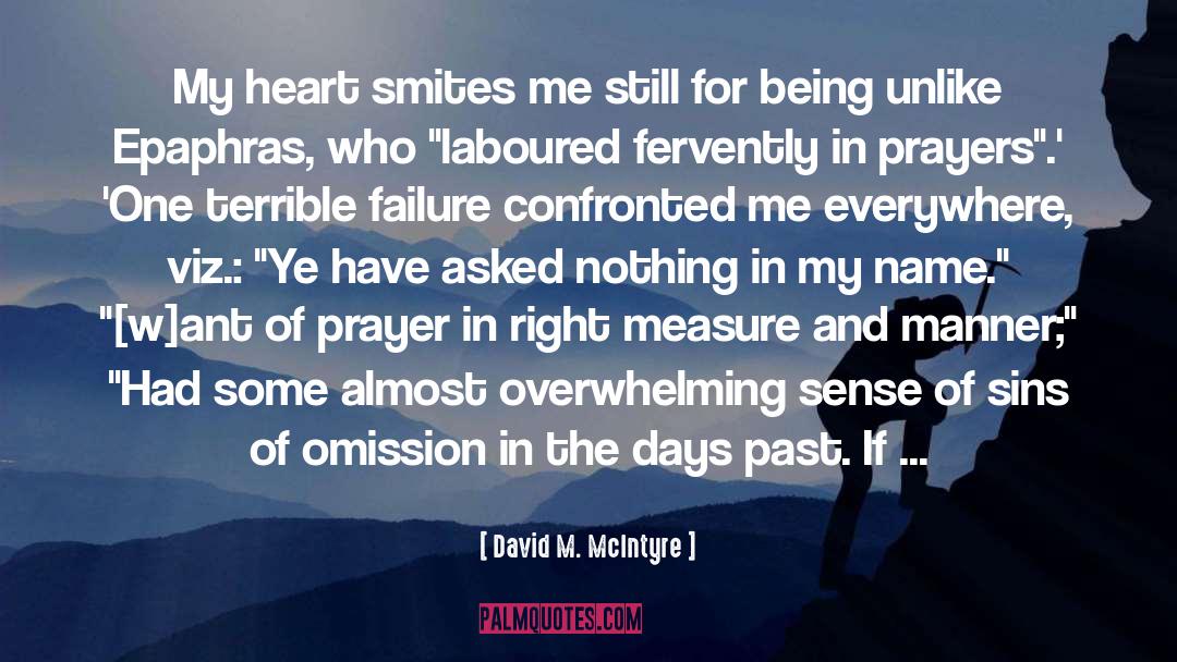 Days Prayer quotes by David M. McIntyre