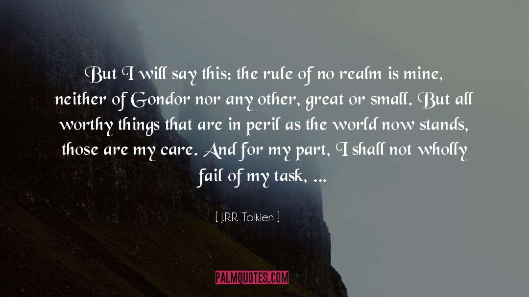 Days To Come quotes by J.R.R. Tolkien