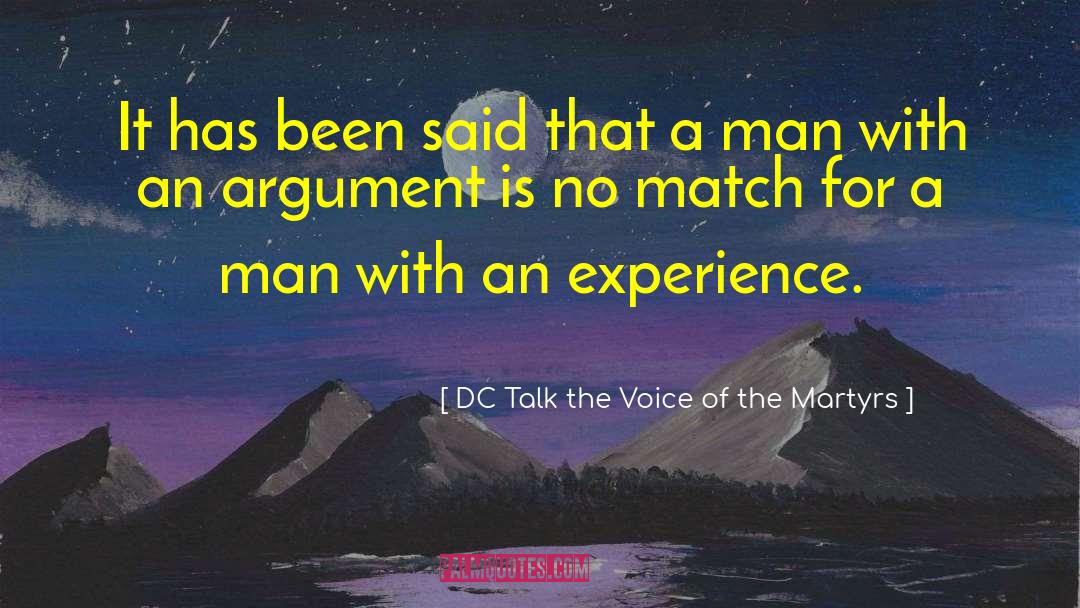 Dc Comics quotes by DC Talk The Voice Of The Martyrs