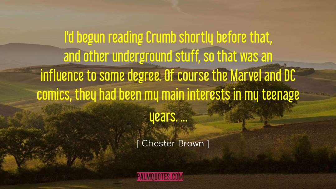 Dc Comics quotes by Chester Brown