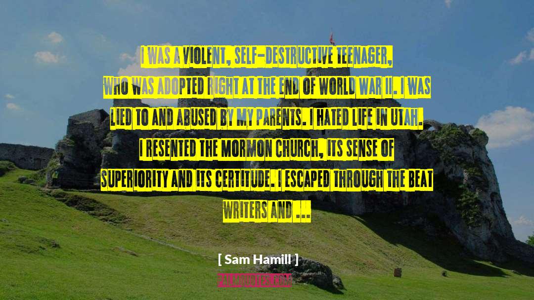 Dcfs Utah quotes by Sam Hamill