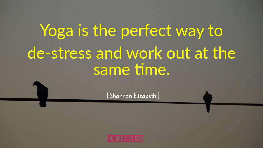 De Stress quotes by Shannon Elizabeth