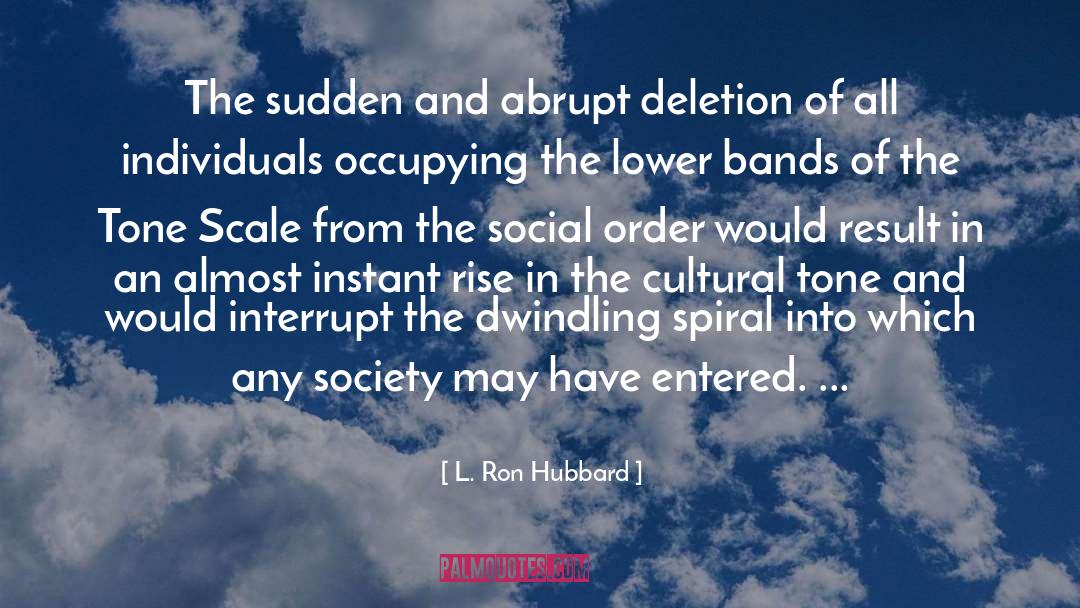 Deactivation And Deletion quotes by L. Ron Hubbard