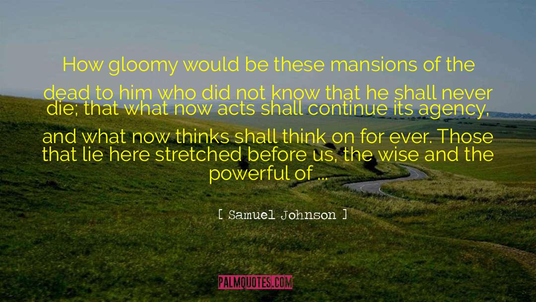 Dead And Gone quotes by Samuel Johnson