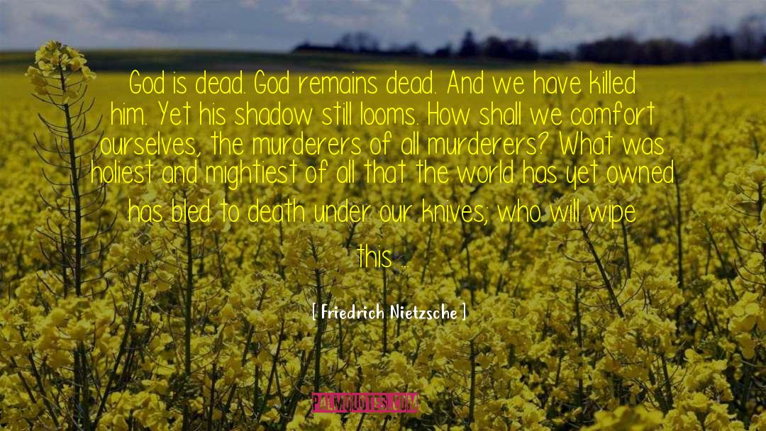 Dead God quotes by Friedrich Nietzsche