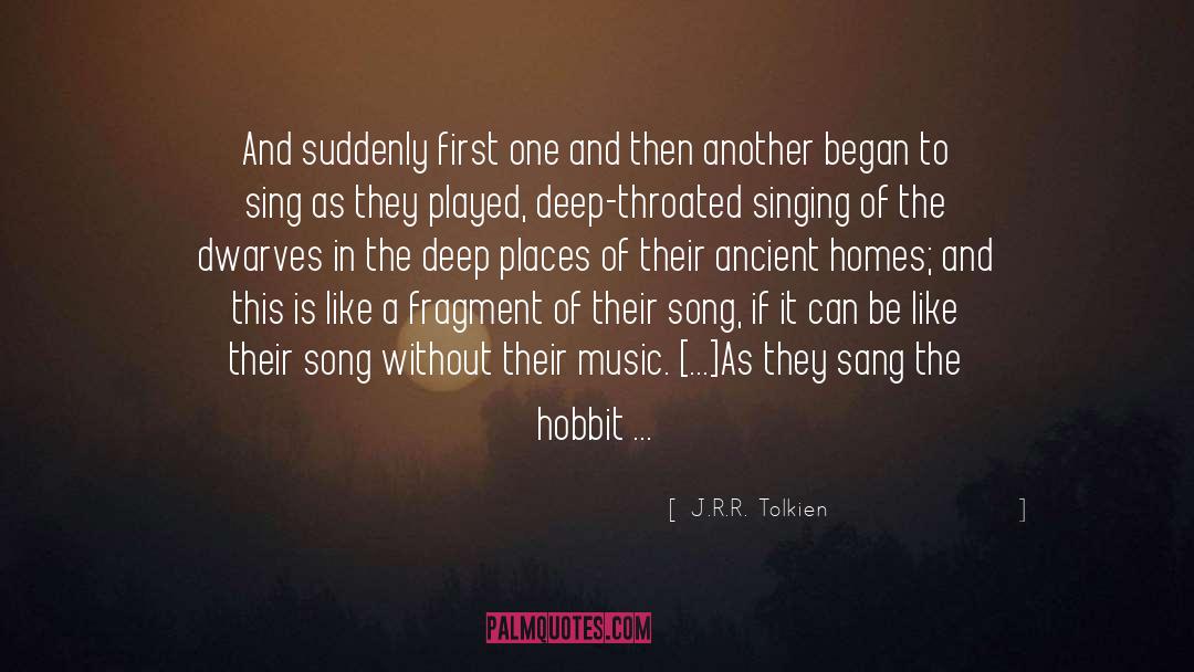 Dead Mice Quiet quotes by J.R.R. Tolkien