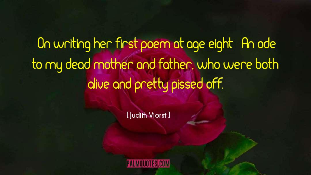 Dead Mother quotes by Judith Viorst