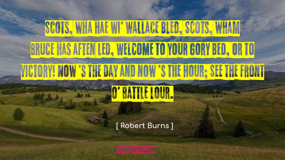 Dead Patient S Bed quotes by Robert Burns