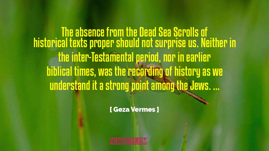Dead Sea quotes by Geza Vermes