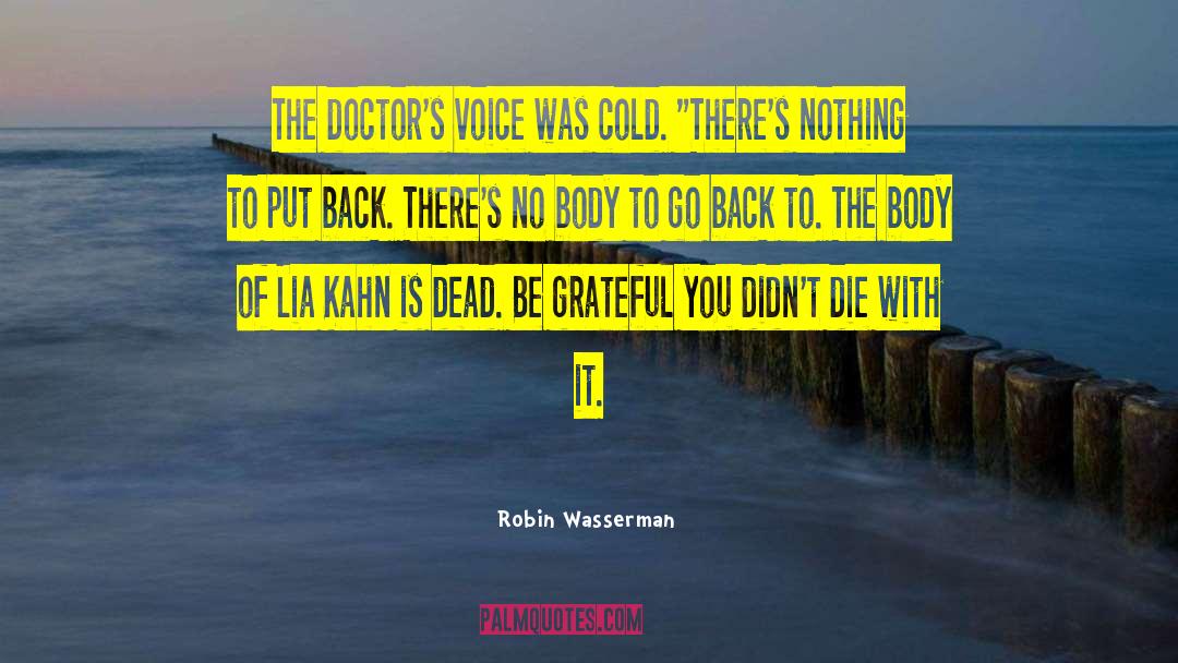 Dead Soldiers quotes by Robin Wasserman