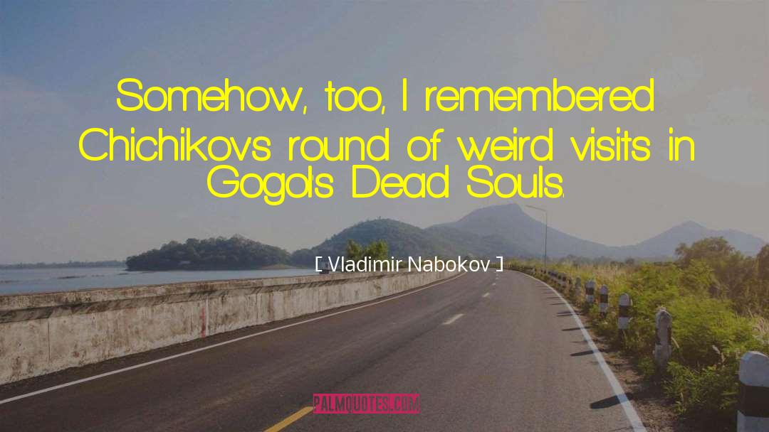 Dead Souls quotes by Vladimir Nabokov