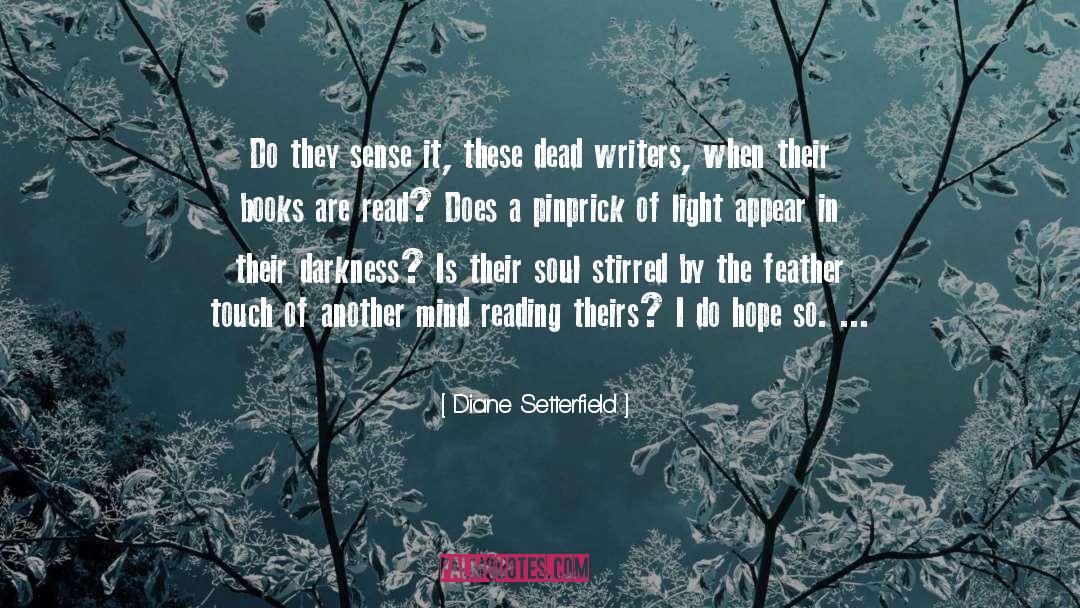 Dead Writers Club quotes by Diane Setterfield