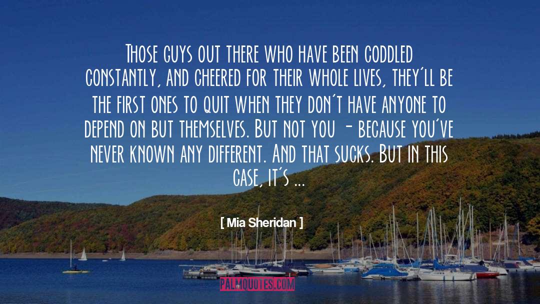 Deadbeat Guys quotes by Mia Sheridan