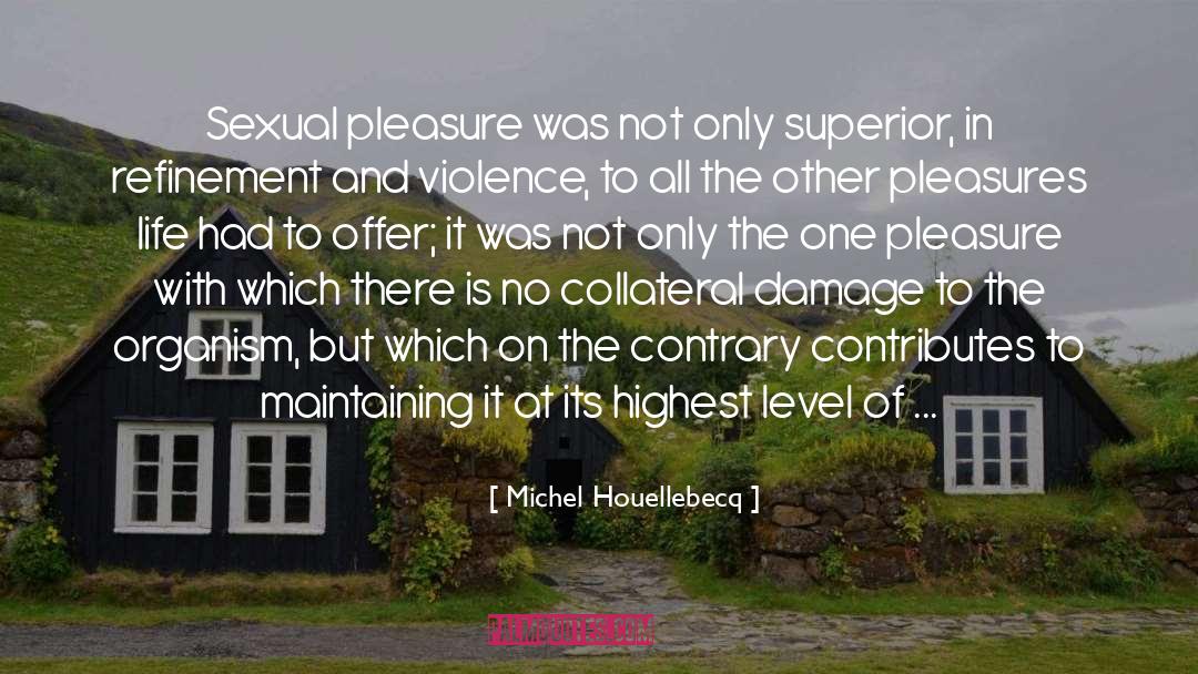 Deadly Captive Collateral Damage quotes by Michel Houellebecq