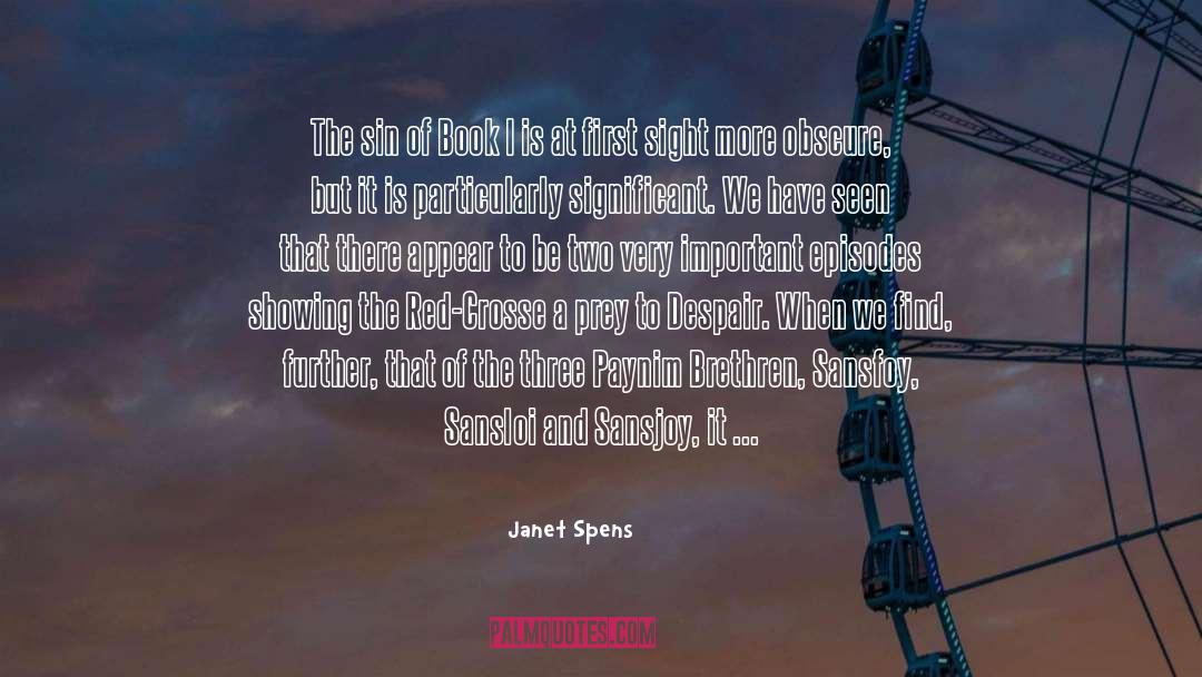Deadly Sins quotes by Janet Spens