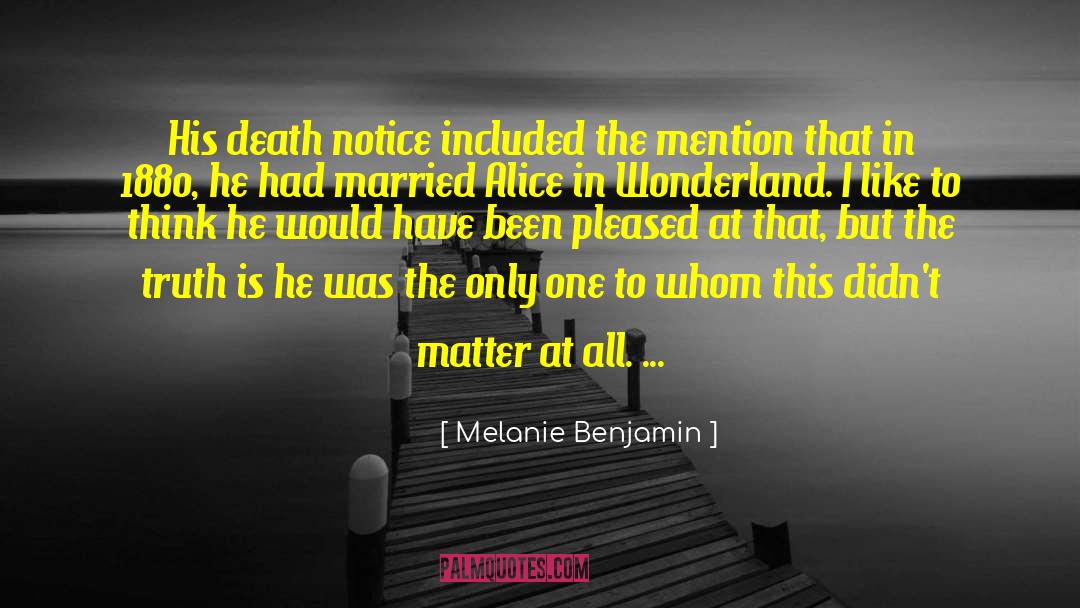 Deadman Wonderland quotes by Melanie Benjamin